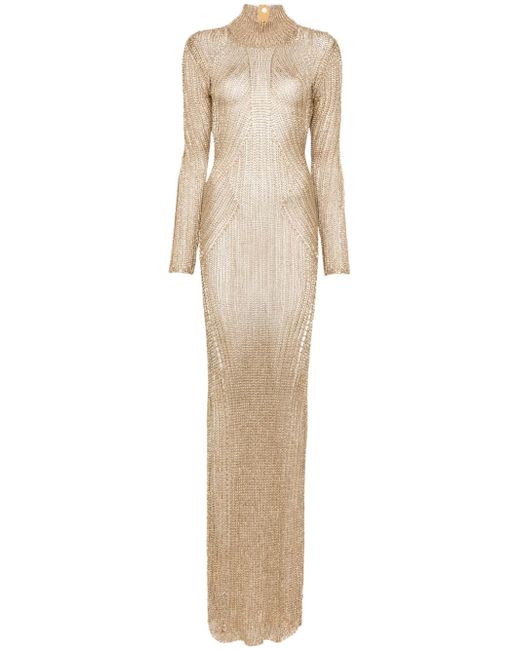 Tom Ford open-back knitted maxi dress