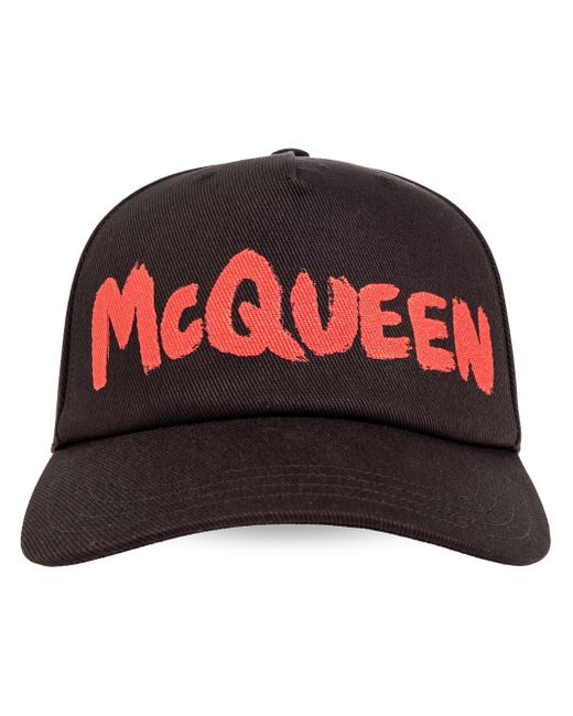 Alexander McQueen logo-print baseball cap
