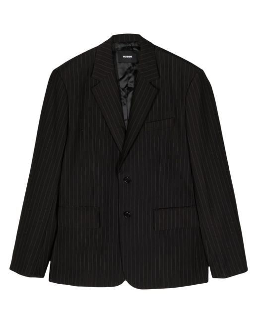 We11done notched-lapels single-breasted blazer