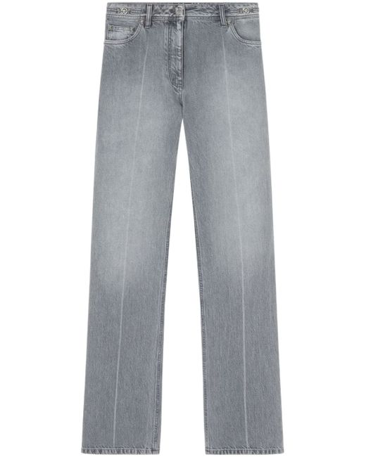 Versace low-rise straight-leg jeans