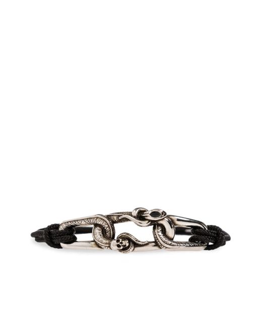 Alexander McQueen Snake cord bracelet