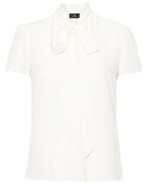 Etro pussy-bow collar blouse