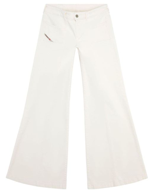 Diesel D-Akii mid-rise flared jeans