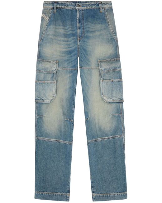 Diesel D-Fish straight-leg jeans