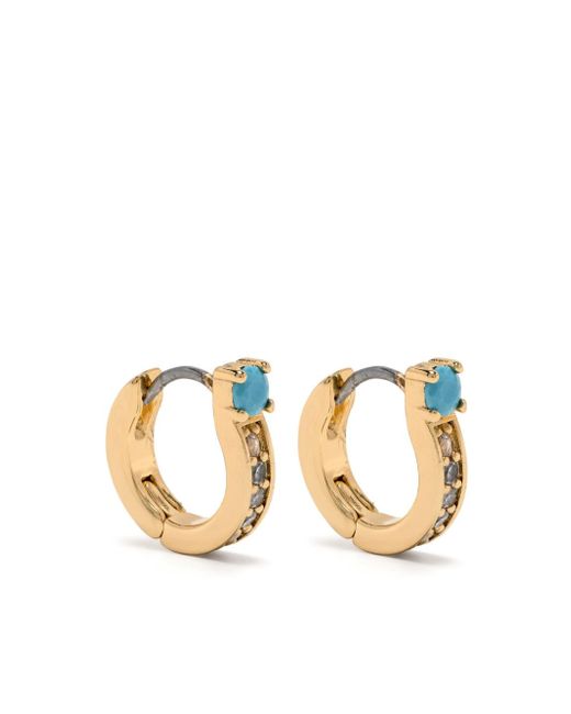 Kate Spade New York Precious Delights crystal-embellished hoop earrings