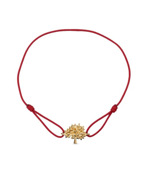 Mulberry tree-charm cord bracelet