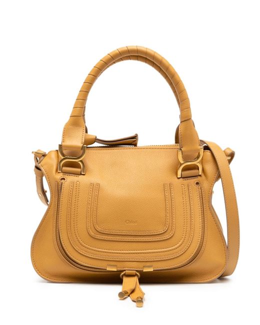 Chloé grained-texture leather tote bag