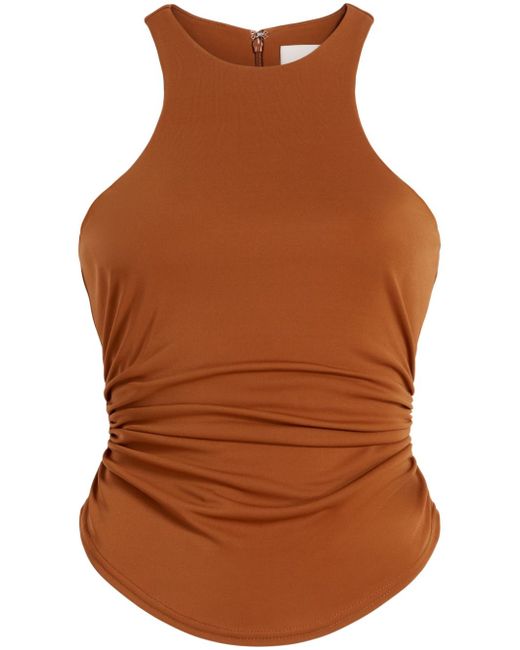 Cinq a Sept Sonya ruched tank top