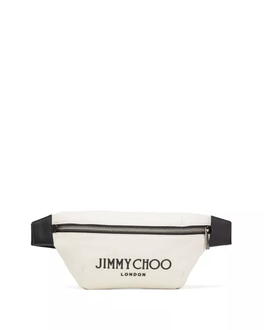 Jimmy Choo Finsley logo-lettering belt bag