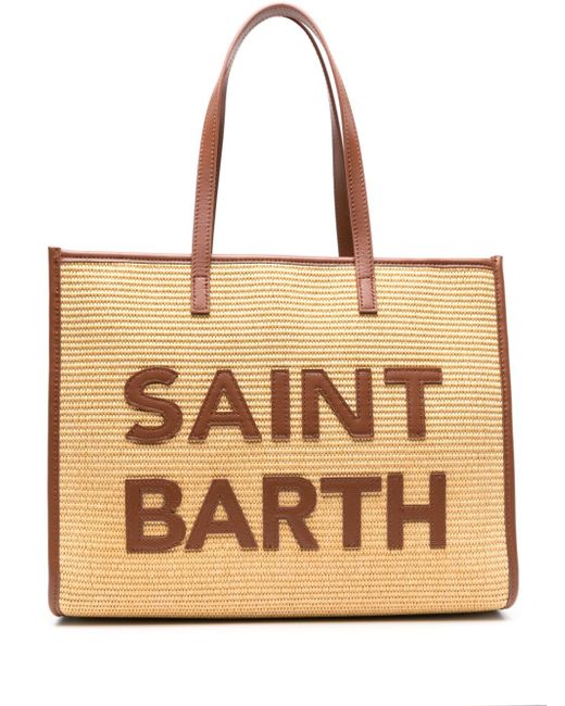 Mc2 Saint Barth medium Vivian straw tote bag