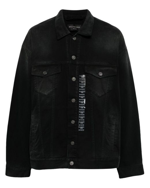 Balenciaga appliqué-detail denim jacket