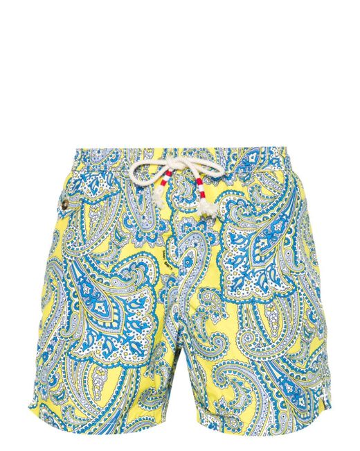 Mc2 Saint Barth paisley-print swim shorts