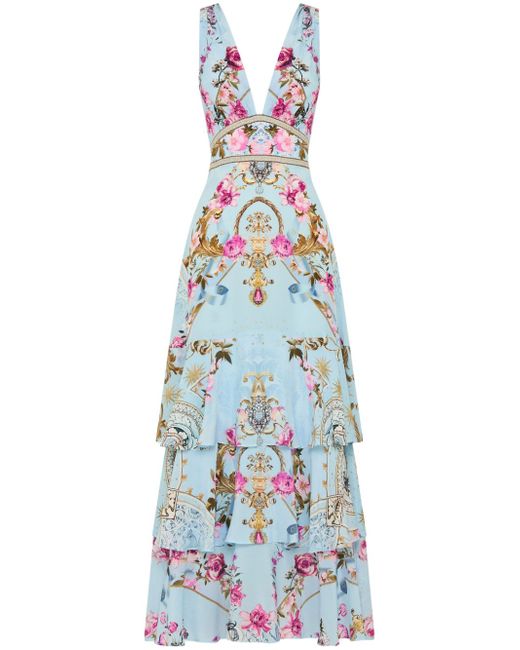 Camilla floral-print maxi dress