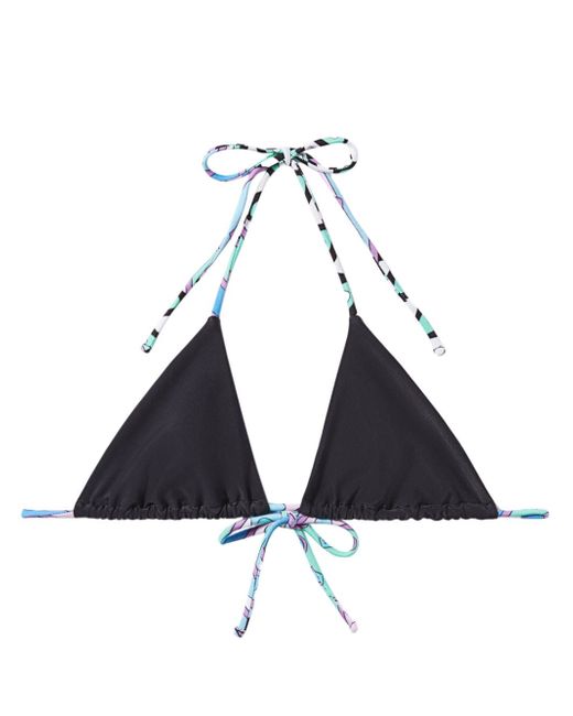 Pucci Vivara-print bikini top