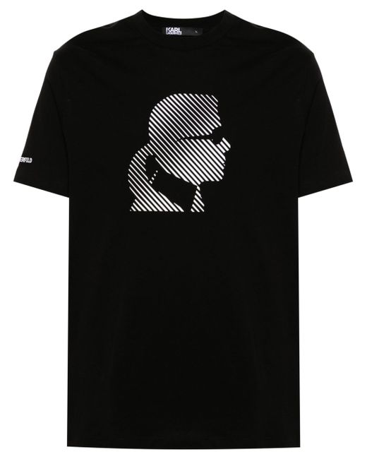 Karl Lagerfeld logo-print cotton T-shirt