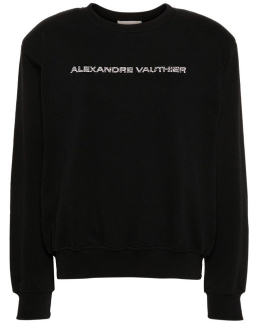 Alexandre Vauthier rhinestone-embellished sweatshirt