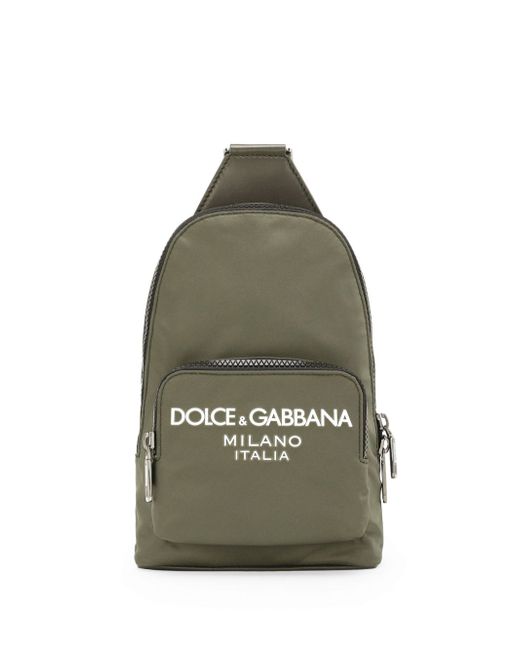 Dolce & Gabbana logo-print crossbody backpack