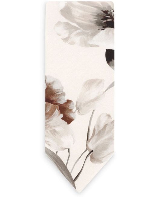 Dolce & Gabbana floral-print cotton tie