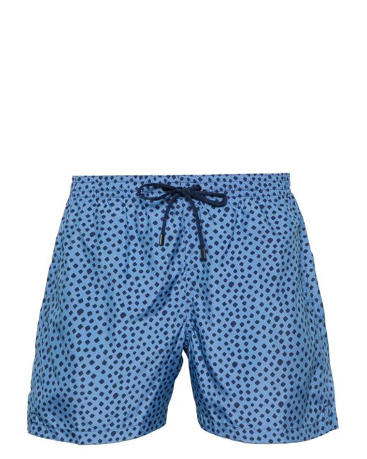 Canali polka-dot print swim shorts