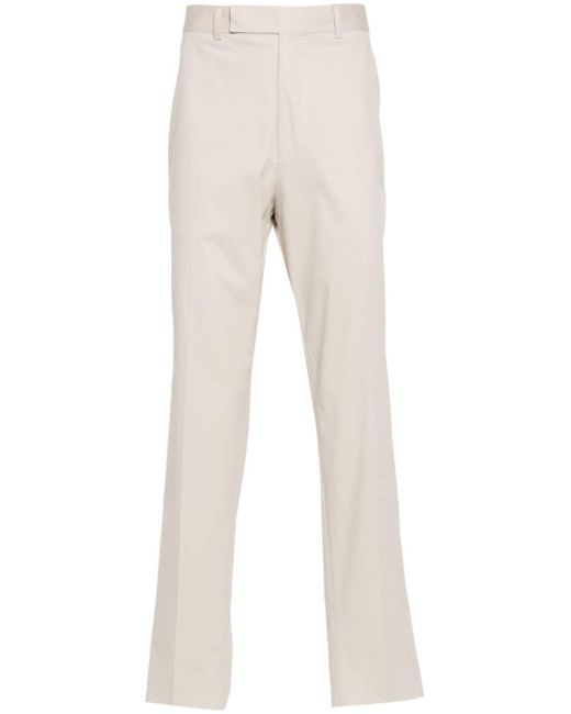Z Zegna tapered cotton trousers