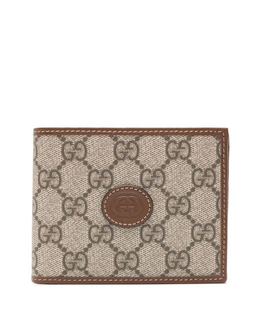 Gucci GG Supreme-canvas bi-fold wallet