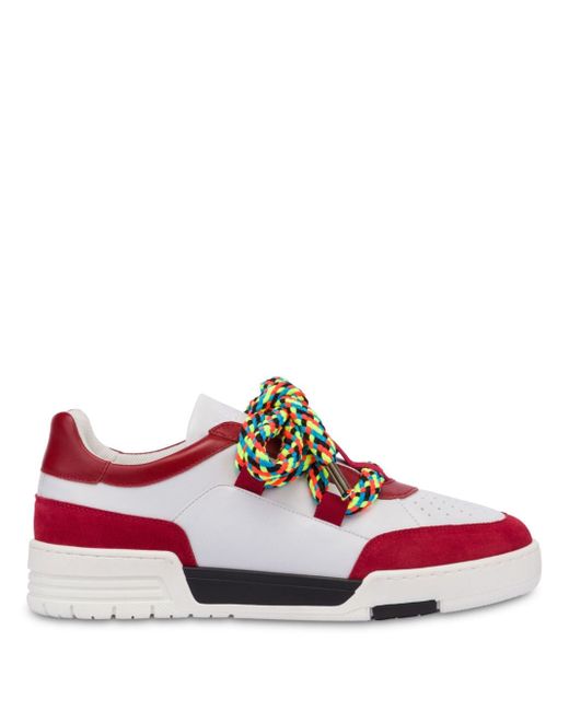 Moschino Streetball panelled sneakers