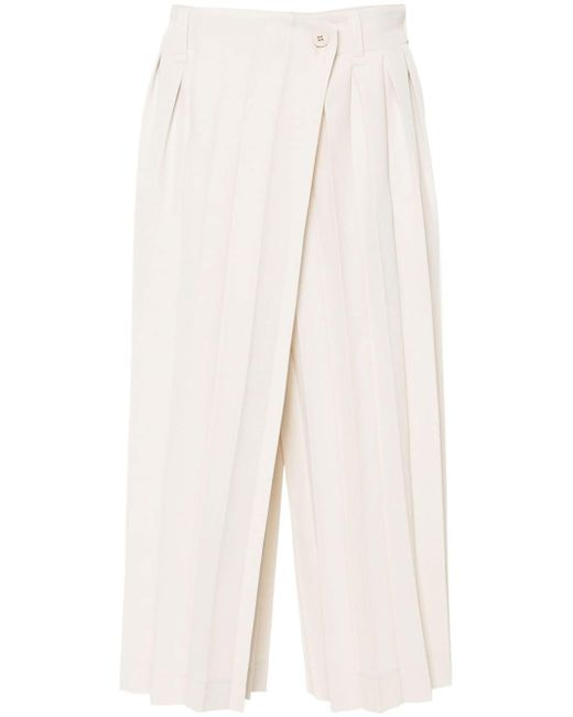 Homme Pliss Issey Miyake Edge Ensemble pleated cropped trousers