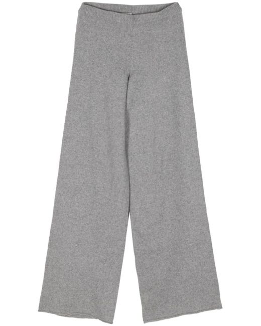 Baserange wide-leg cashmere trousers