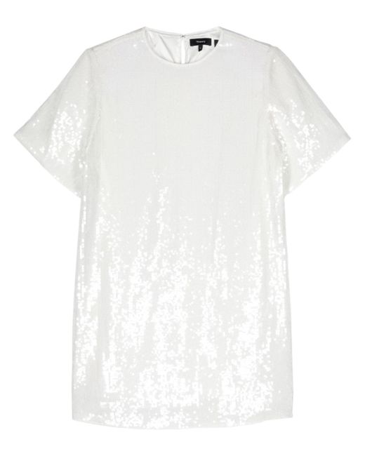 Theory sequined T-shirt minidress
