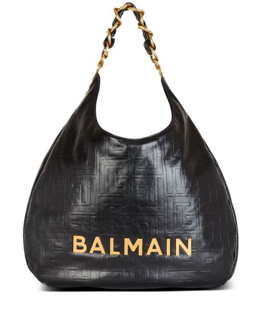 Balmain 1945 leather shoulder bag