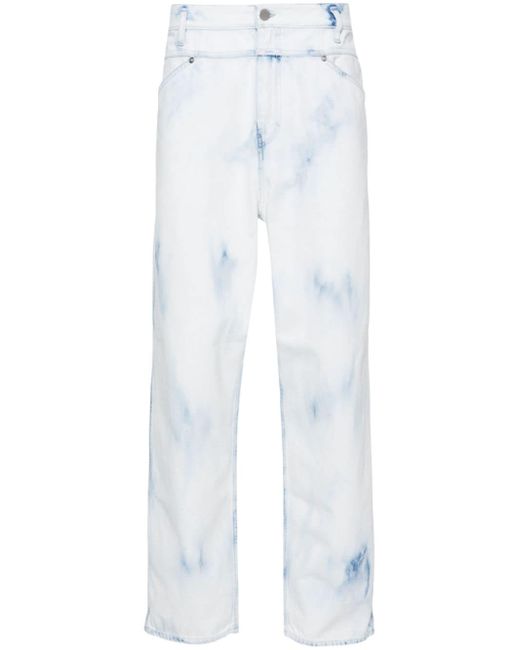 Closed bleached straight jeans
