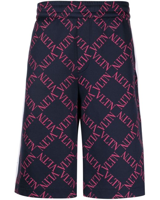 Valentino Garavani all-over logo-print shorts