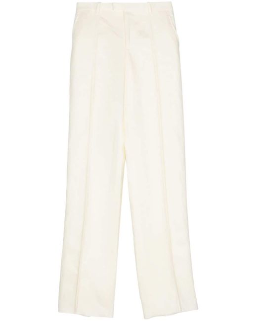 Bottega Veneta high-waist straight-leg trousers