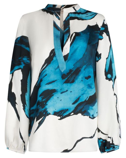 Silvia Tcherassi Triora abstract-print blouse