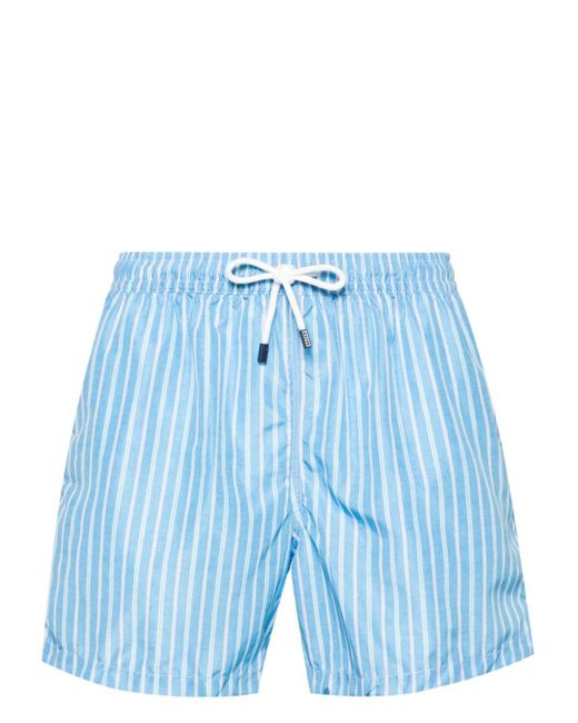 Fedeli Madeira striped swim shorts