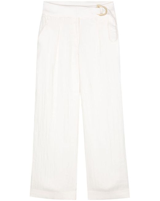 Dkny belted palazzo pants