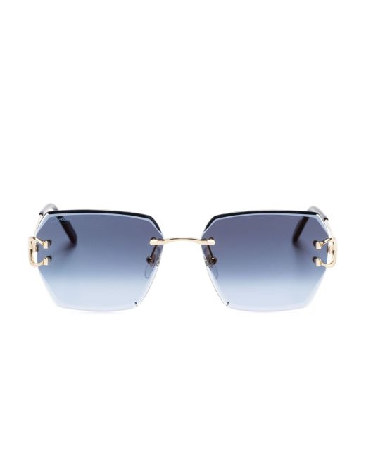 Cartier Signature C square-shape sunglasses
