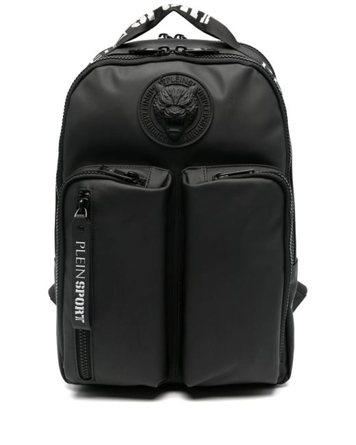 Plein Sport Boston logo-embossed backpack