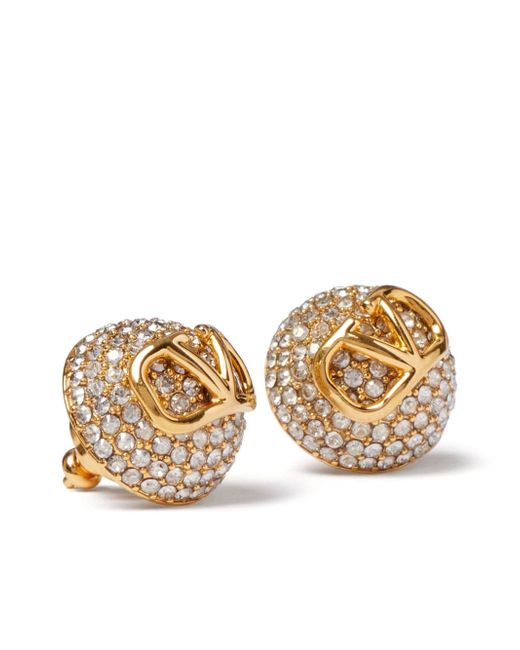 Valentino Garavani VLogo Signature crystal-embellished earrings