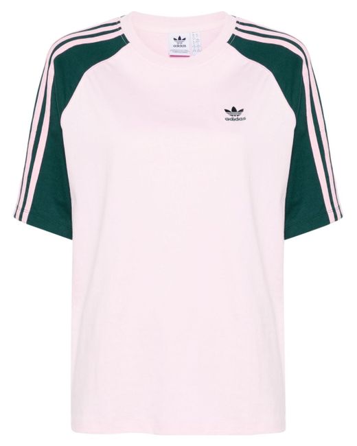 Adidas colour-block T-shirt