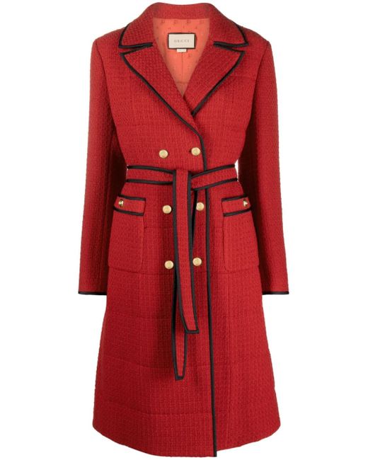 Gucci double-breasted wool coat