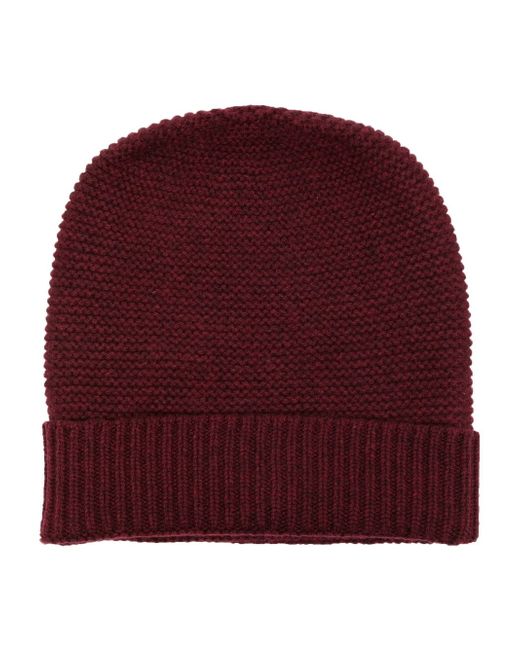 N.Peal contrast-panel knitted beanie
