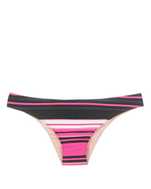 Clube Bossa Niarchos stripe-print bikini bottoms