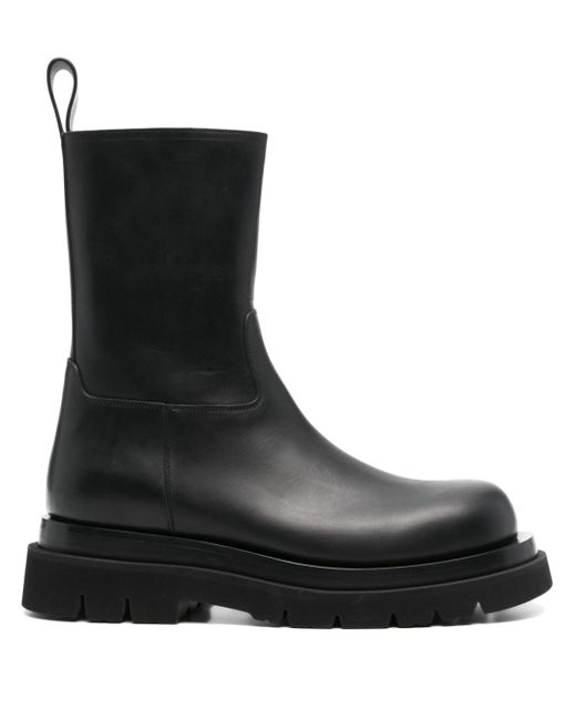 Bottega Veneta leather zipped boots