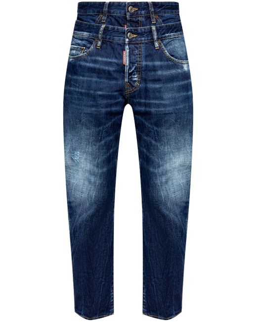 Dsquared2 layered-effect jeans