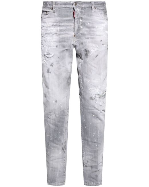 Dsquared2 distressed-finish jeans