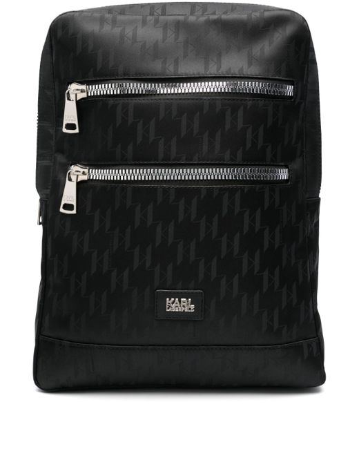 Karl Lagerfeld logo-jacquard backpack