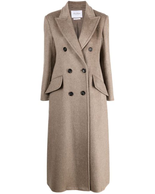 Max Mara double-breasted cashmere blend coat