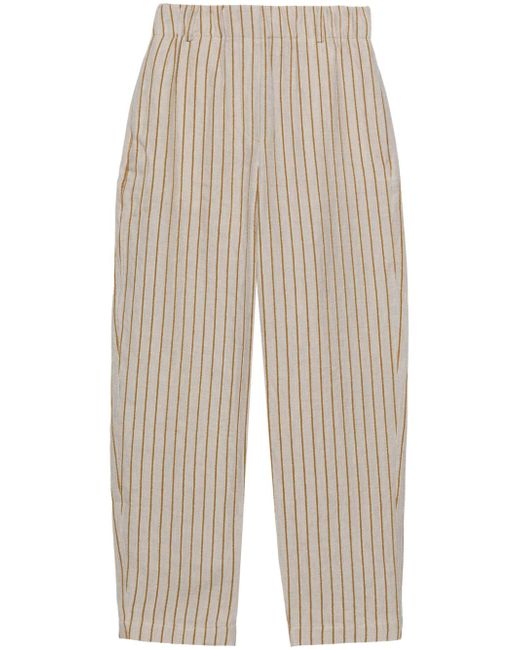 Alysi striped tapered trousers