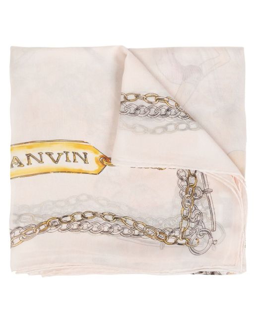 Lanvin graphic-print scarf